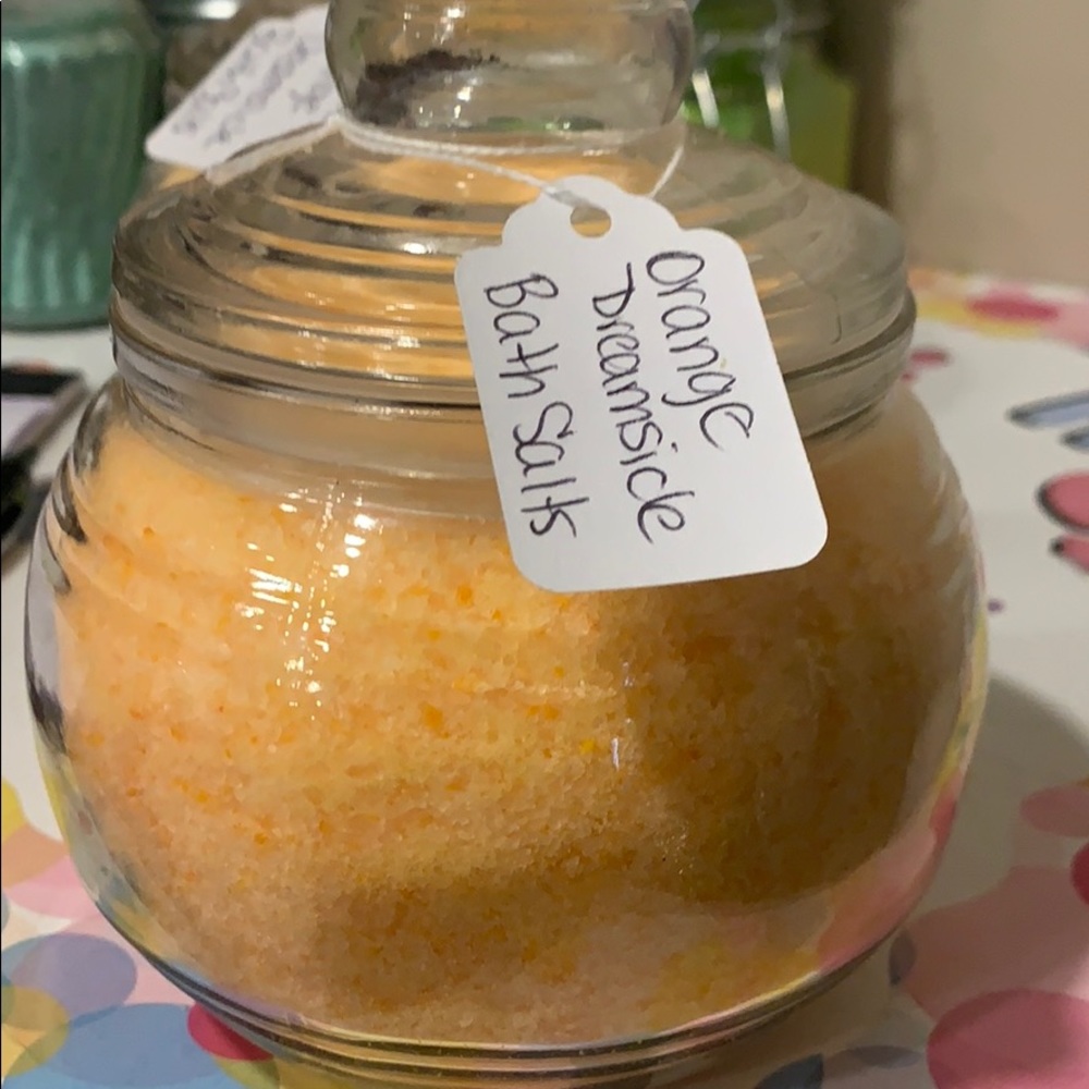 Orange dreamsicle bath salts